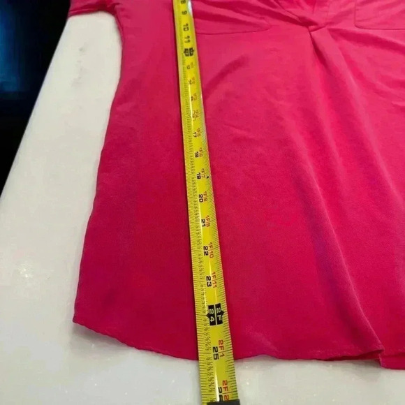 Lafayette 148 women’s long sleeve silk pink blouse front pockets sz 4 - Picture 8 of 9